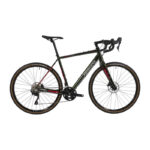 Principia Gravel alu 700c GRX RX400 2x10sp hydr. disc 61cm blank grøn m. sølv/rø