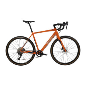 Principia Gravel alu 700c GRX RX600 1x11sp hydr. disc 58cm blank orange m. sølv/