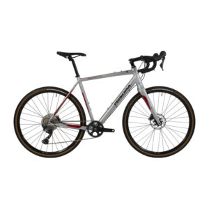 Principia Gravel alu 700c GRX RX600 1x11sp hydr. disc 58cm matsølv m. sort/rød