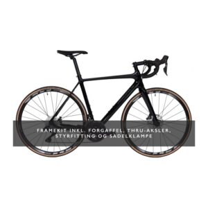 Principia Road Carbon Frameset 700c Hydr. disc 48cm Sort m. sort