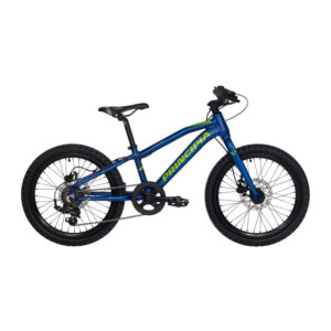 Principia MTB A2.0 20in Tourney 1x6sp rigid hydr. disc 258mm matblå m. lime/blå