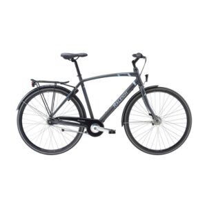 Raleigh Essex Herre Nexus 7g Fod 56cm Mat sølvgrå m. lys sølvblå/blå