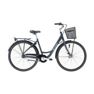 Raleigh Yate Dame Nexus 7g Fod og RB 52cm Mat mørk grå m. lys blå/blå