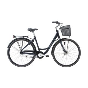 Raleigh Yate Dame Nexus 7g Fod og RB 48cm Blank sortlilla m. sølv/grønblå