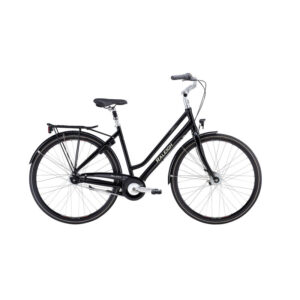 Raleigh Kent Dame Nexus 7g Fod og RB 50cm Blank sort m. cremehvid Dynamo