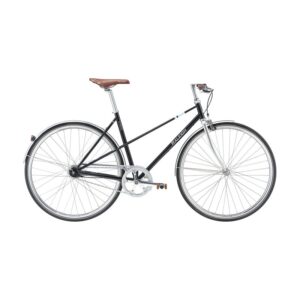 Raleigh Nottingham Dame Nexus 7g Fod 50cm Blank sort m. sølv/lys blå