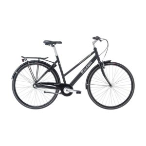 Raleigh Sprite Dame Nexus 3g Fod 52cm Sandblæst sort m. hvid/grøn