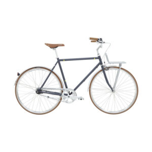 Raleigh Yate Cargo Herre 7 gear fodbremse 56cm mat grå/gul