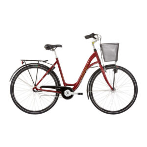 Winther Shopping Alu Dame Nexus 3g Fod 48cm Rød Dynamo forlygte SV