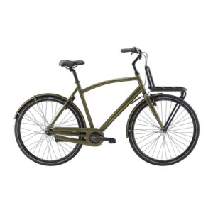 Green Winther Cargo Herre Nexus 7g Fod/V-Bremse 60cm Mat grøn m. blank grøn