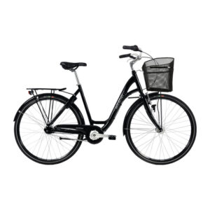 Winther Shopping Alu Dame Nexus 7g Fod/V-Bremse Dyn. forl 48cm Sort m. sølv