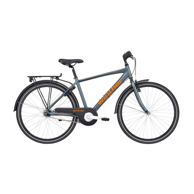 Winther 300 dreng 7 gear 26in Mat petrol/orange Winther 300 dreng 7 gear 26in Mat petrol/orange