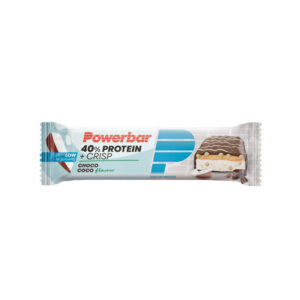 PowerBar 40% Protein+ crisp bar choco coco 40g (12 stk./colli)