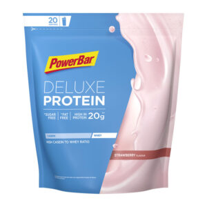 Protein Deluxe PowerBar 80% Strawberry 500g pulver pr. pose