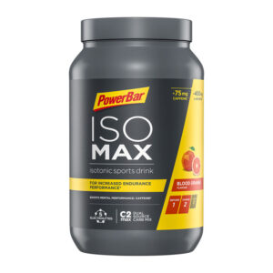 PowerBar IsoMax blood orange 75mg koffein sportsdrik m. elektrolytter 1.200g