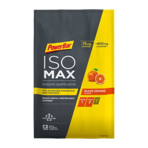 PowerBar IsoMax blood orange 75mg koffein m. elektrolytter 50g (20 stk./colli)