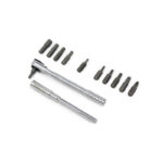 Prestacycle Pro T-Handle Ratchet Deluxe kit m. 12 bits