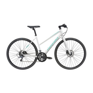 Nishiki Race Comp Air Dame 21" hvid 16 udv. Shimano gear og hydr. skivebremser