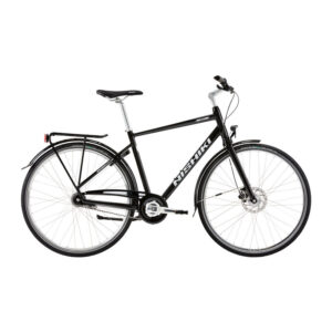 Nishiki City 307 Herre 7sp Fod/Hydr. disc 24in Sort m. sølv
