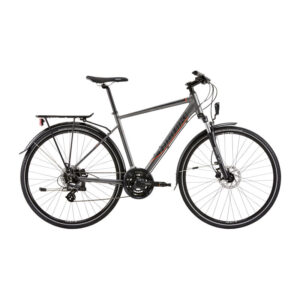 Nishiki XC-Four Herre 24sp Hydr. disc 24in Mat mørk m. sort/orange