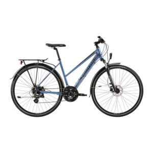 Nishiki XC-Four Dame 24sp Hydr. disc 19in Mat blå m. sort