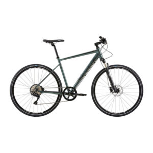 Nishiki X-Eight Herre Deore 10sp Hydr. disc 20in Mat mørk grøn m. sort