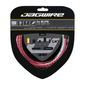 Jagwire 2x Elite Link gearkabelsæt 2300mm Road/MTB STS-EL wire rød
